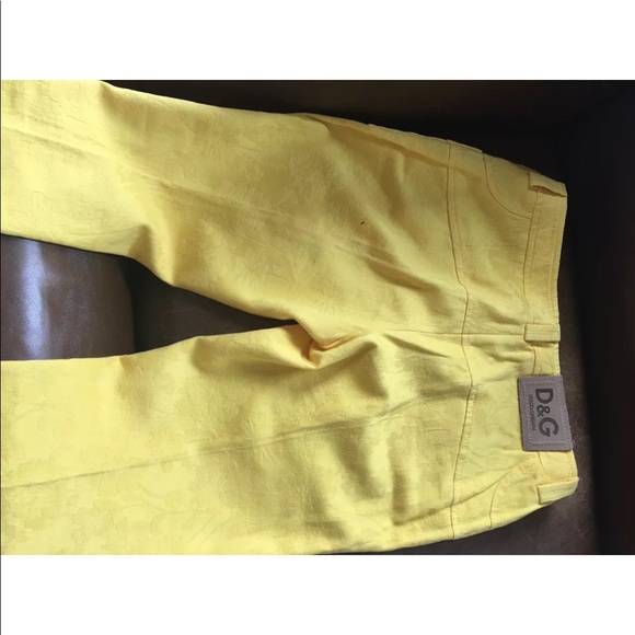 D&G yellow pants - Picture 4 of 5